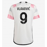 Fotballdrakt Herre Juventus Dusan Vlahovic #9 Bortedrakt 2023-24 Kortermet